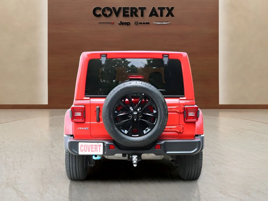 Used 2024 Red Jeep Sahara 4xe image 4