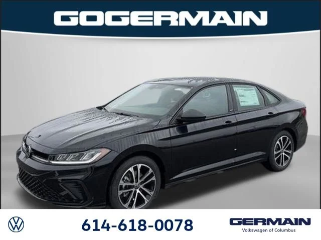 New 2026 Black Volkswagen 1.5T Sport image 1