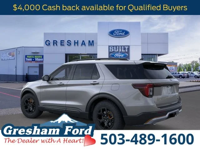 New 2026 Carbonized Gray Metallic Ford Tremor image 4