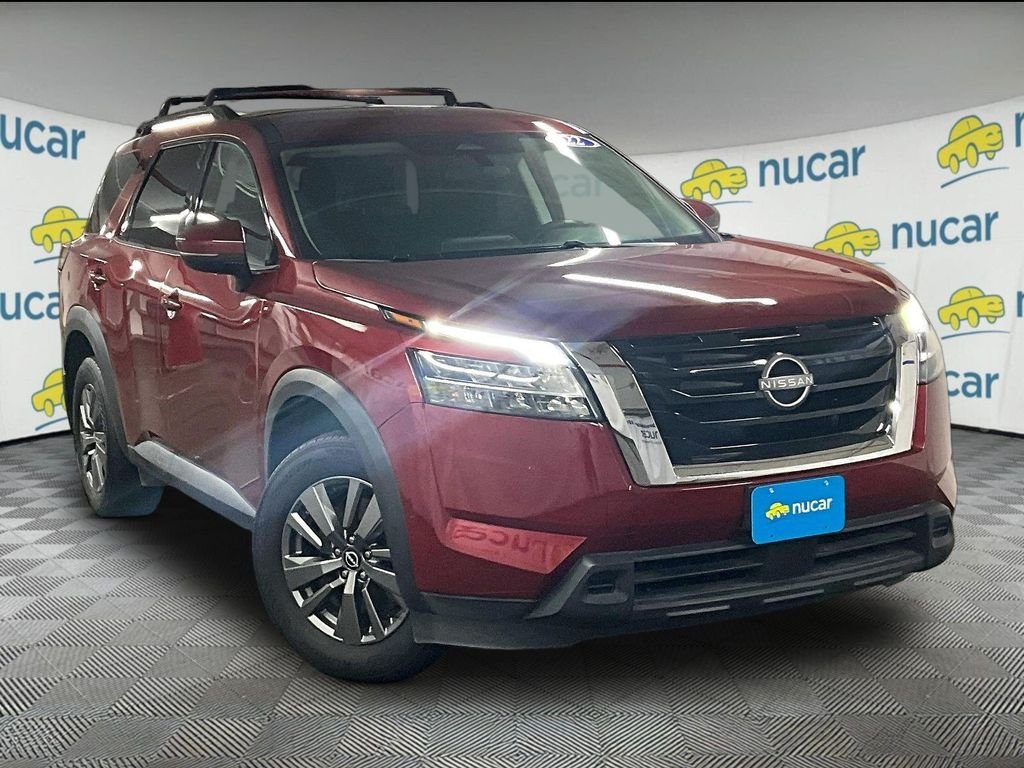Used 2022 Red Nissan SV image 1