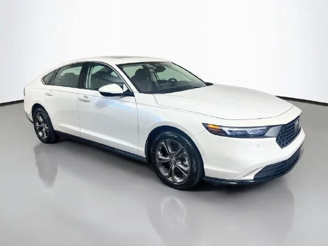 Certified Used 2023 Platinum White Pearl Honda HYBRID EX-L BD image 20