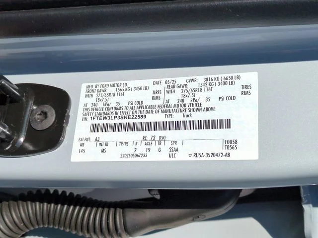 Used 2025 White Ford XLT image 34