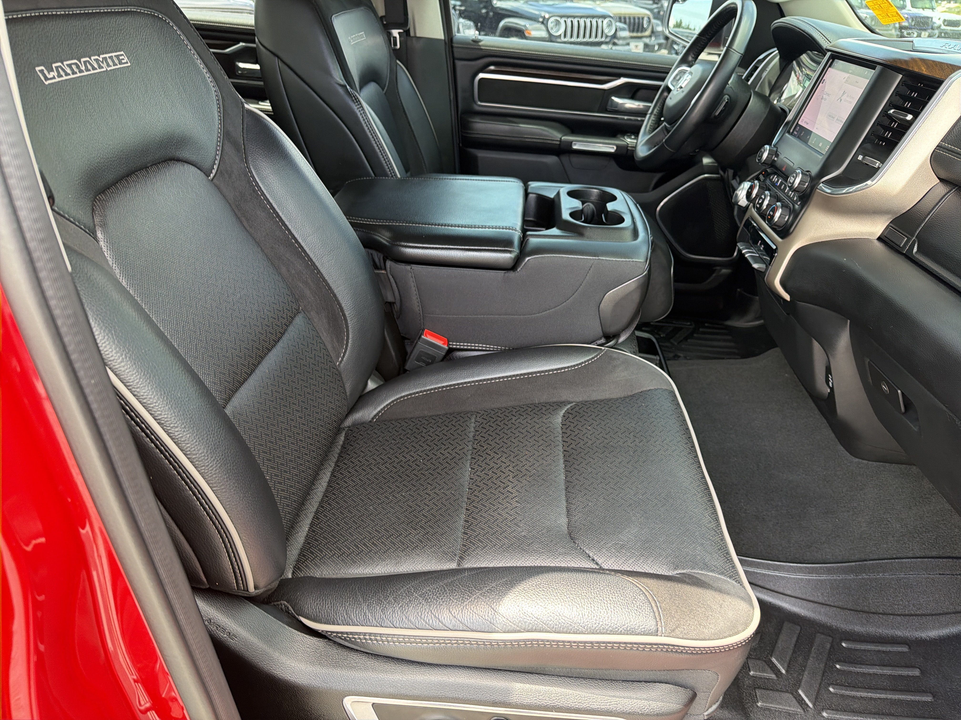 Used 2022 Flame Red Clearcoat Ram Laramie image 13