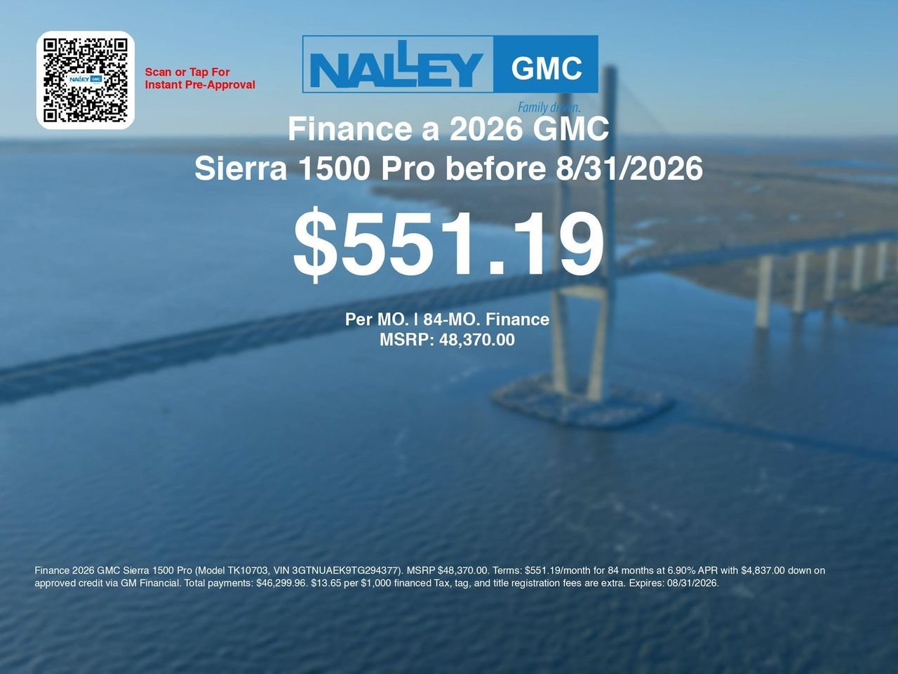 New 2026 Sterling Metallic GMC Pro image 7