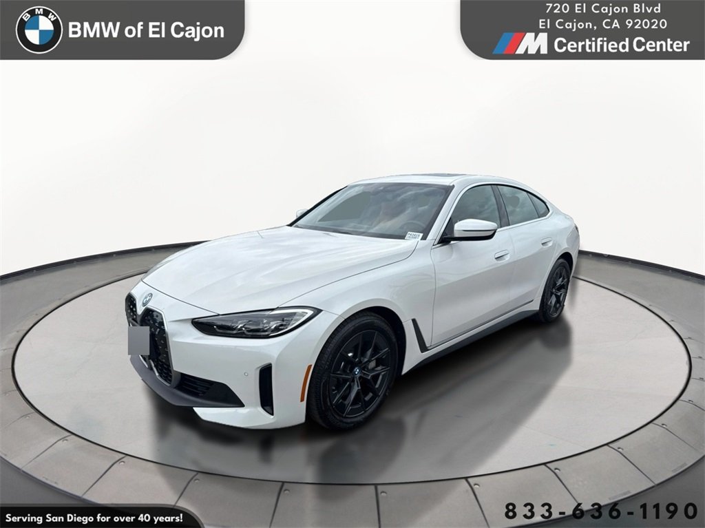Certified 2023 BMW i4 40 with VIN WBY73AW04PFP52633 for sale in El Cajon, CA