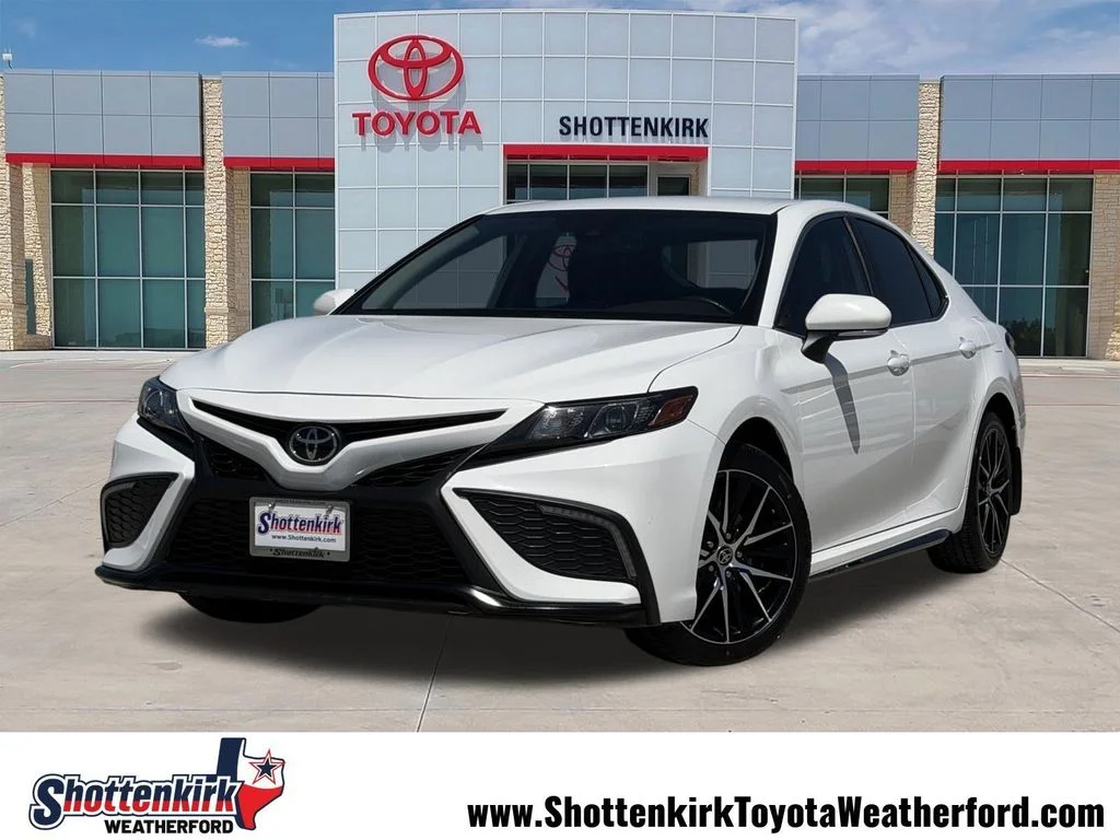 Used 2023 White Toyota SE image 1