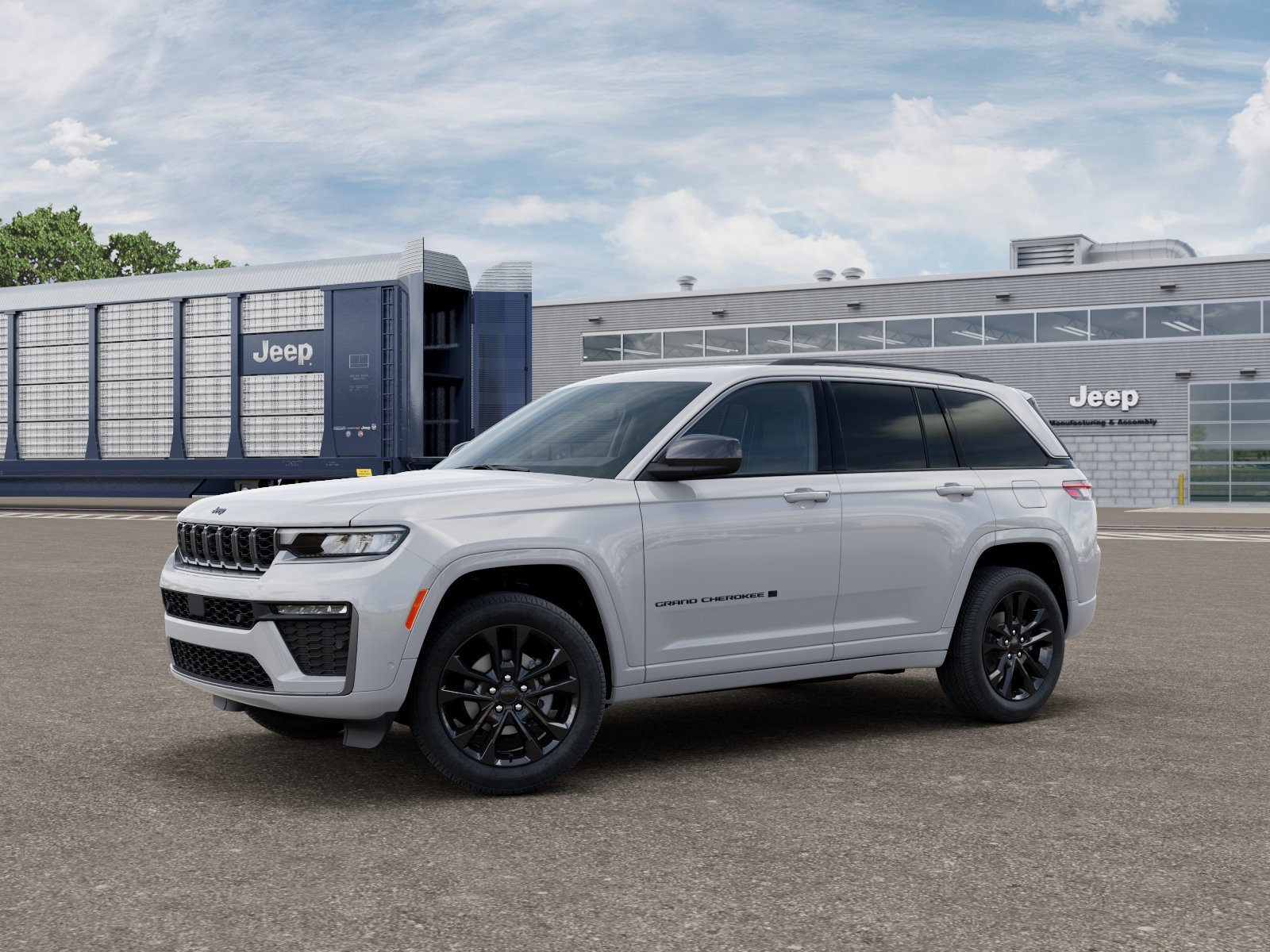 New 2026 Bright White Clear-Coat Exterior Paint Jeep Limited Reserve image 1