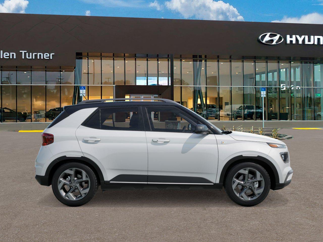 New 2026 Lunar White w/Black Roof Hyundai SEL w/Two-Tone Roof image 7