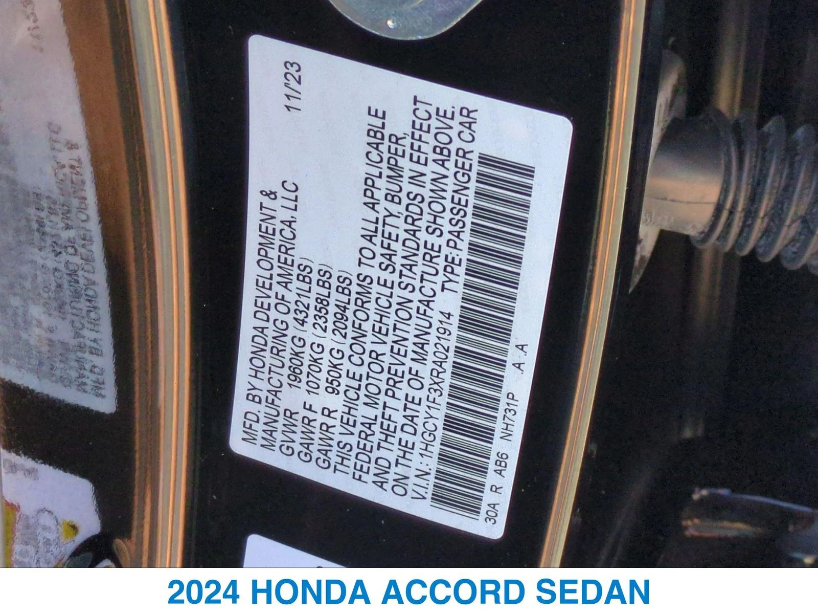 Used 2024 Black Honda EX image 26