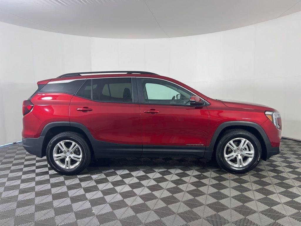 Used 2023 Volcanic Red GMC SLE image 23