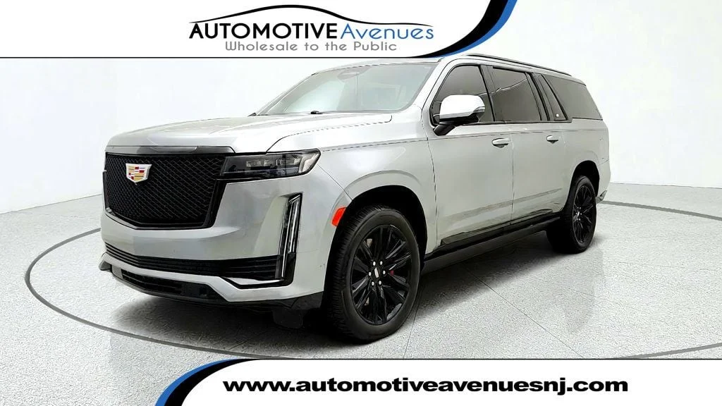 Used 2023 Galactic Gray Metallic Cadillac 4WD 4dr Sport Platinum w/ Brake Kit, Super Cruise & Night Vision image 1