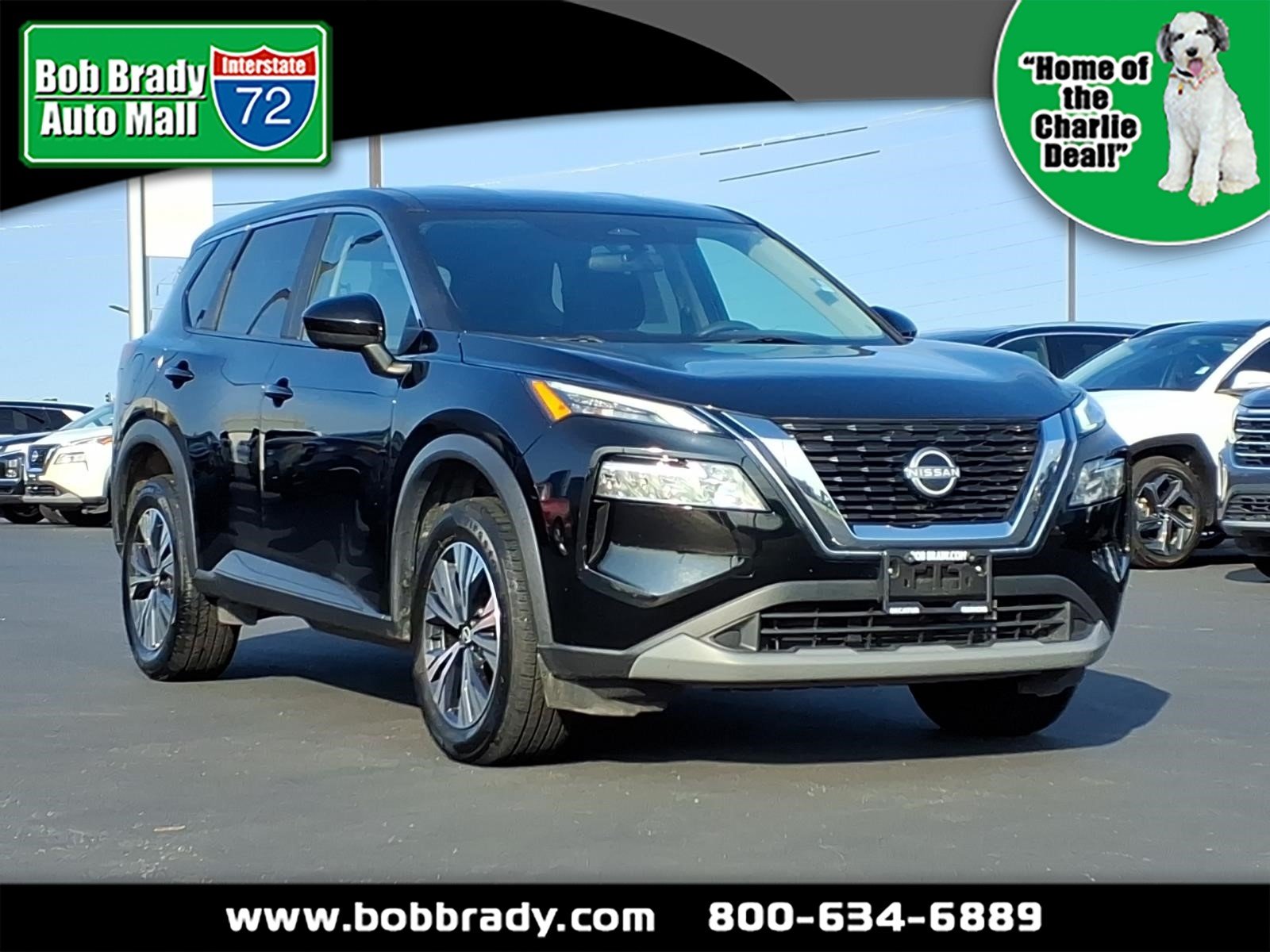 Used 2023 Super Black Nissan SV image 1