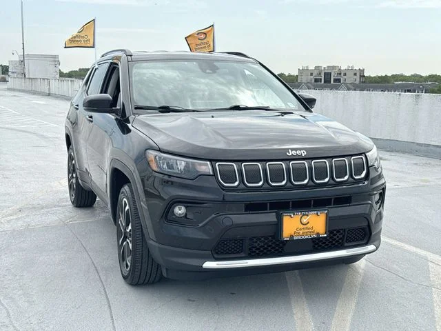 Certified Used 2022 Black Jeep Limited image 2