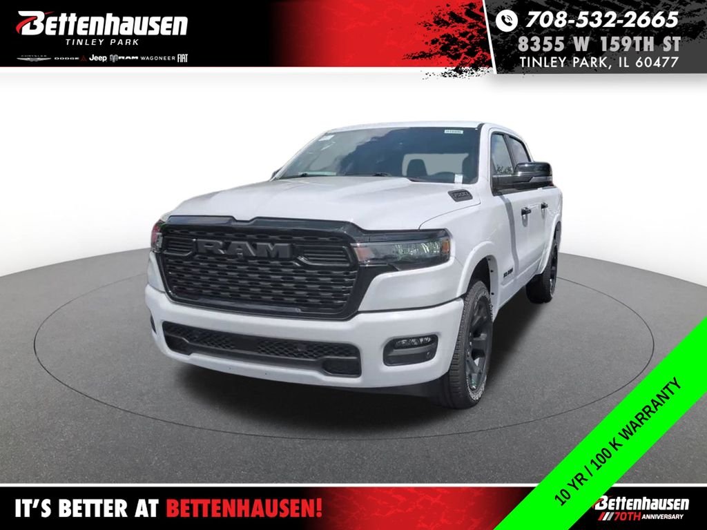 New 2026 Bright White Clear-Coat Exterior Paint RAM Big Horn image 15