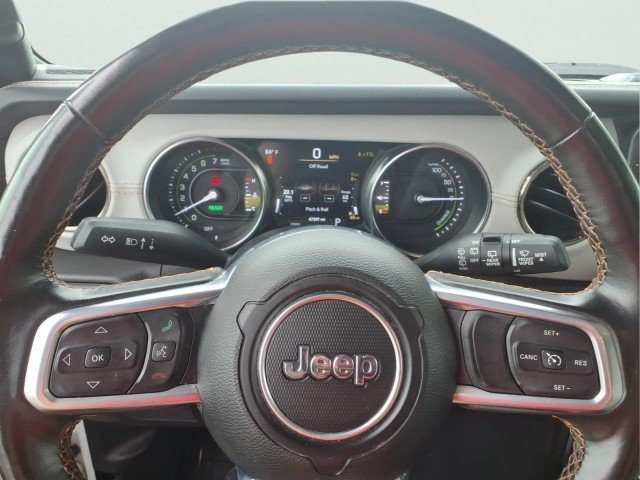 Used 2021 Bright White Clearcoat Jeep Unlimited Sahara High Altitude image 23