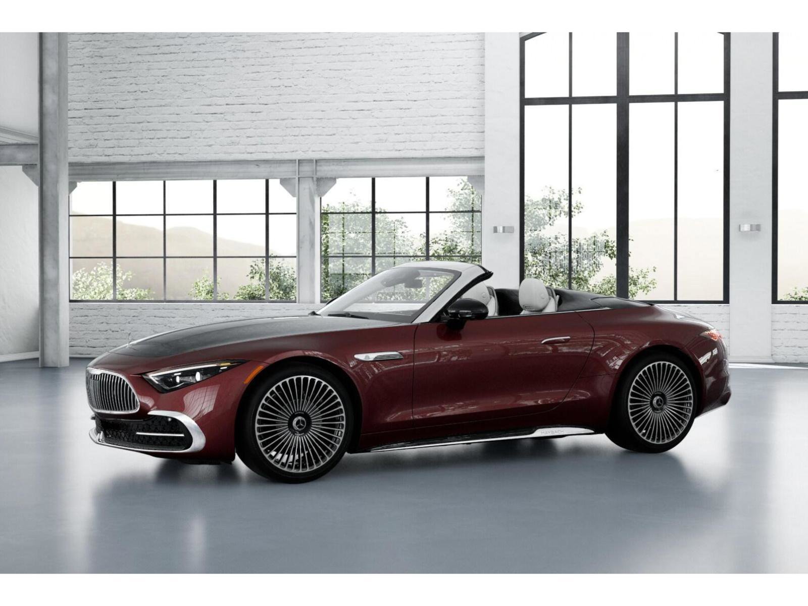 New 2026 MANUFAKTUR exclusive barolo red metallic Mercedes-Benz Maybach SL 680 Monogram Series image 37