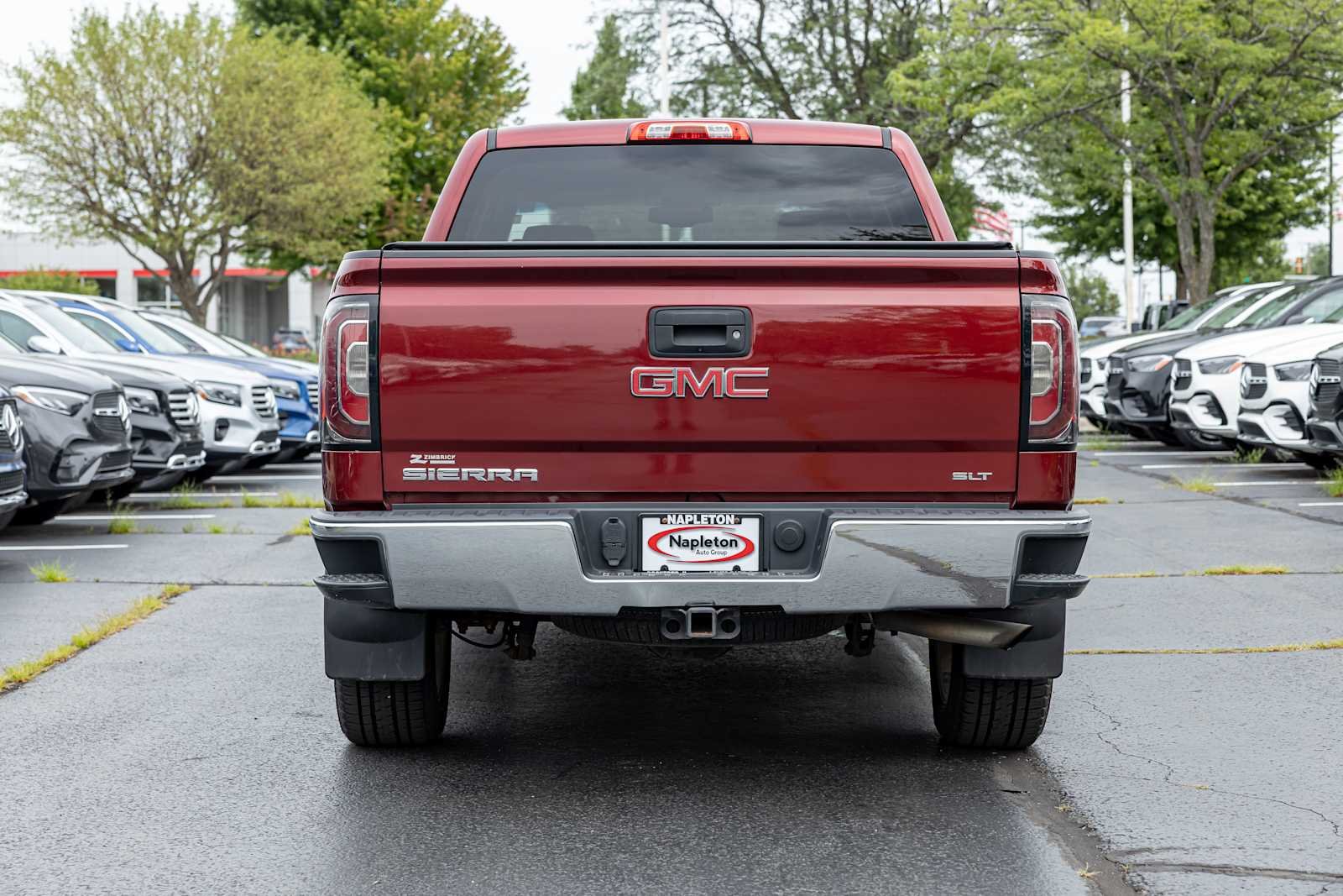 Used 2017 Crimson Red Tintcoat GMC SLT image 6