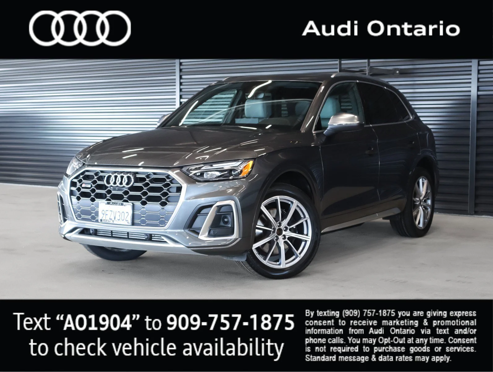 Used 2023 Daytona Gray Pearl Effect Audi Premium Plus image 1