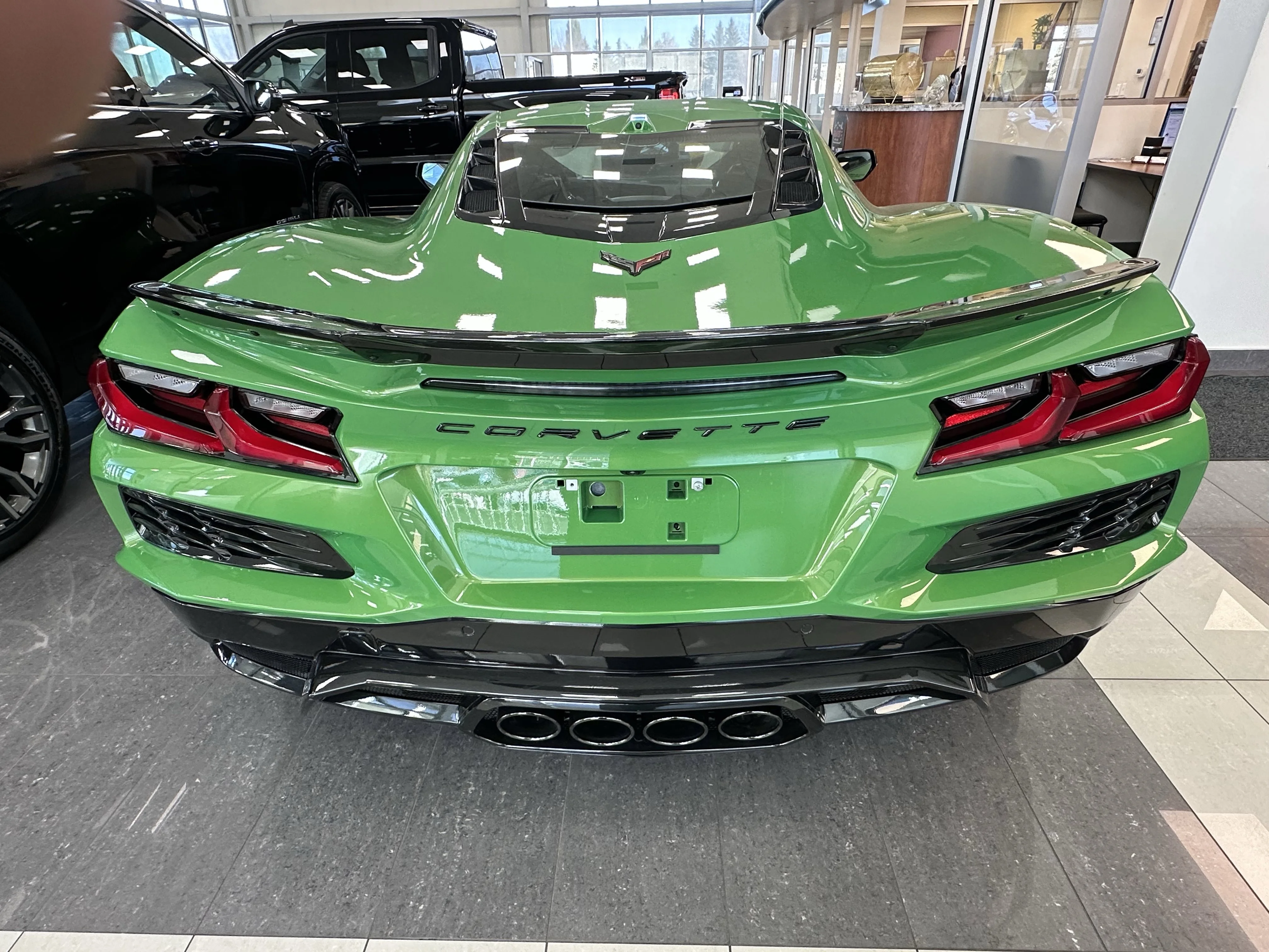 New 2026 Roswell Green Metallic Chevrolet 2LZ Z06 image 3