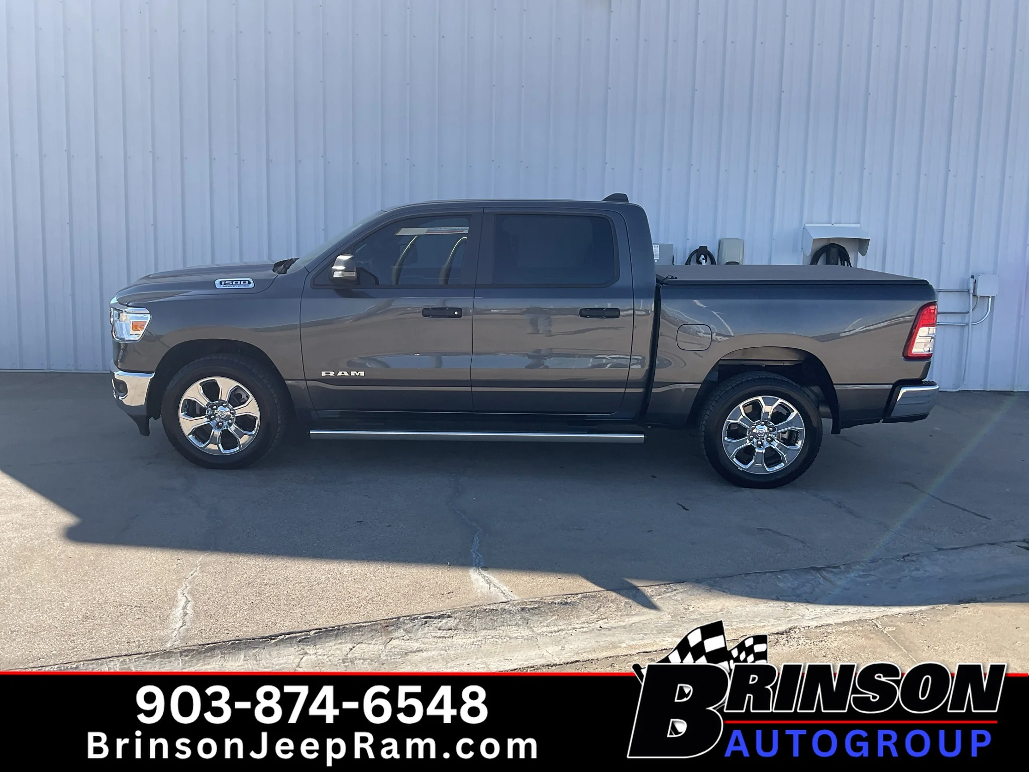 Used 2024 Granite Crystal Metallic Clearcoat Ram Lone Star image 4
