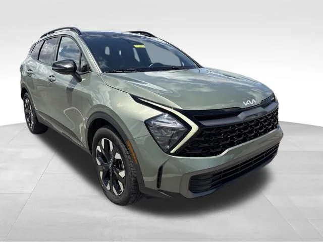 Certified Used 2023 Green Kia X-Line image 1