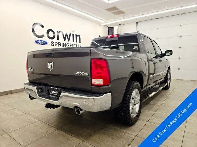 Used 2017 Granite Crystal Clearcoat Metallic Ram Big Horn image 6