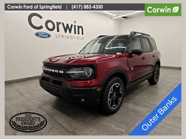New 2026 Ruby Red Metallic Tinted Clearcoat Ford Outer Banks® image 1