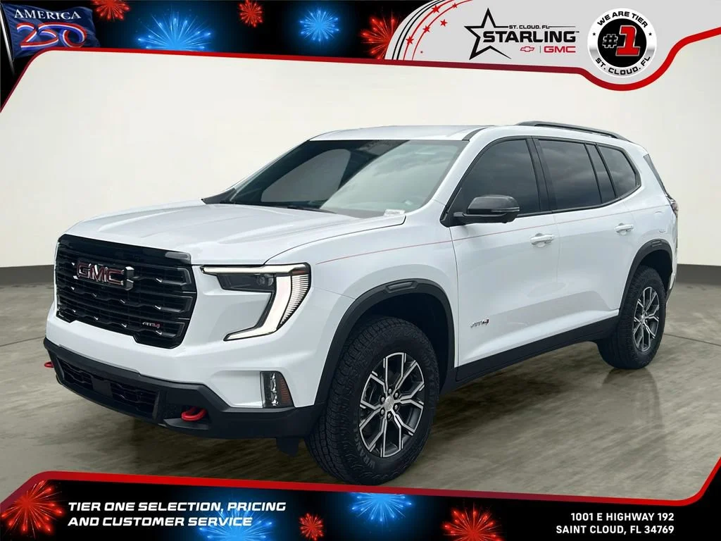 New 2026 Summit White GMC AT4 image 1