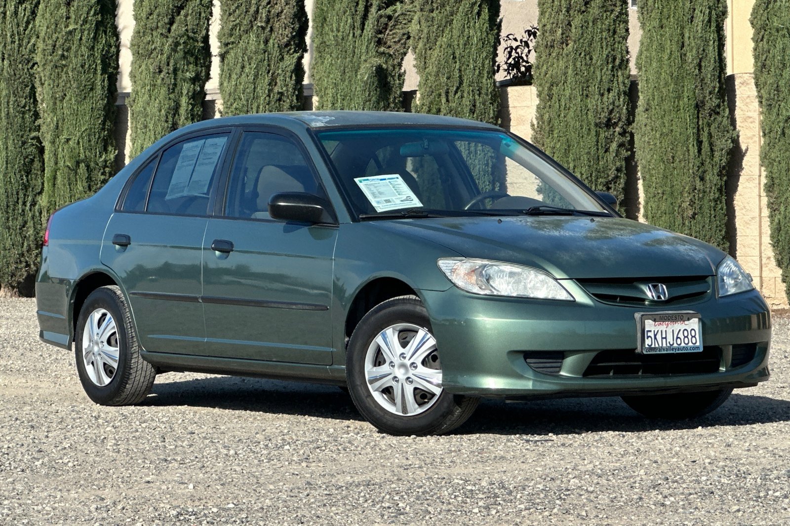 Used 2004 Honda Civic VP with VIN 2HGES163X4H637360 for sale in Modesto, CA