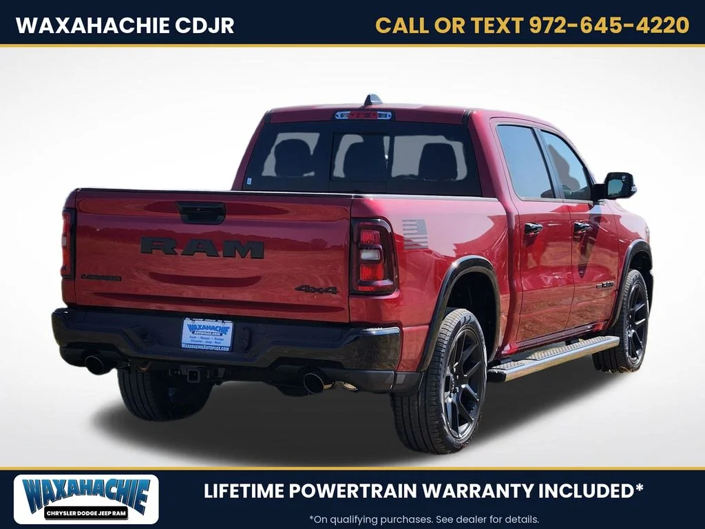 New 2026 Molten Red Pearl-Coat Exterior Paint RAM Laramie image 5