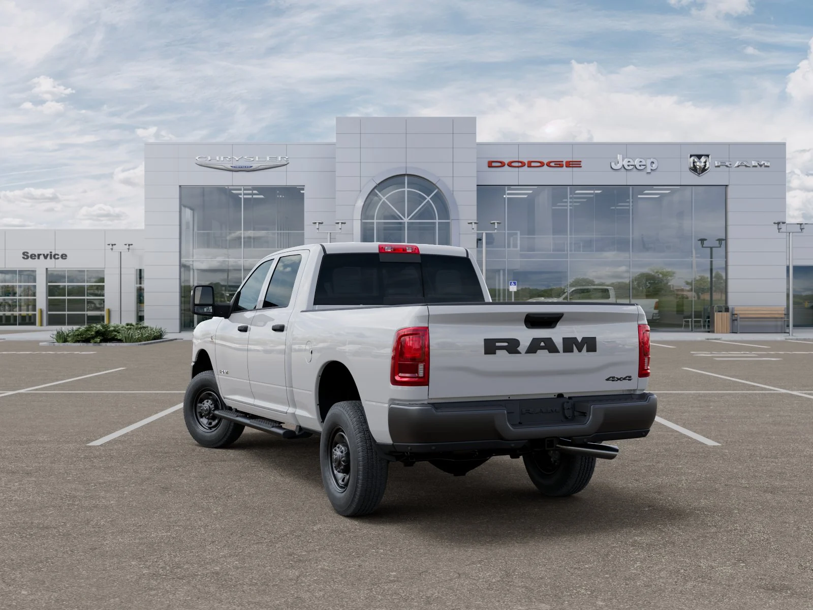 New 2026 Bright White Clear-Coat Exterior Paint RAM Tradesman image 30