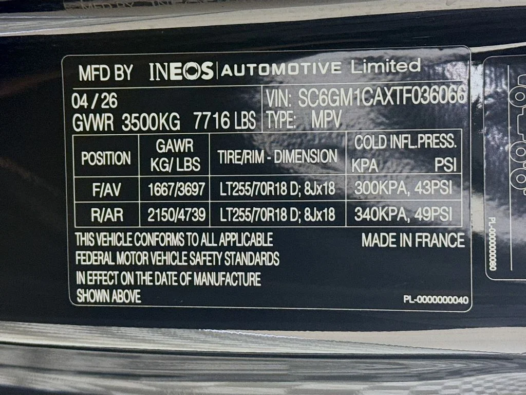 New 2026 Black INEOS  image 25