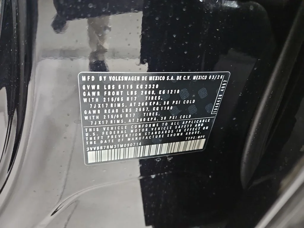 New 2026 Black Volkswagen 2.0T S image 26