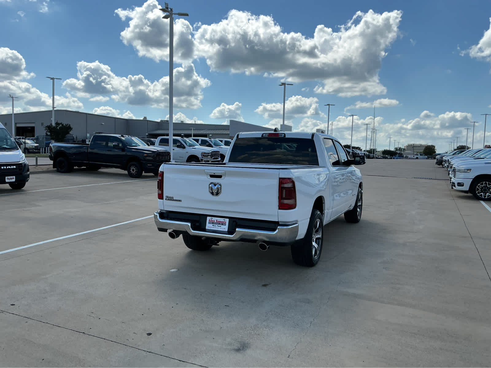 Used 2024 Bright White Clearcoat Ram Laramie image 7