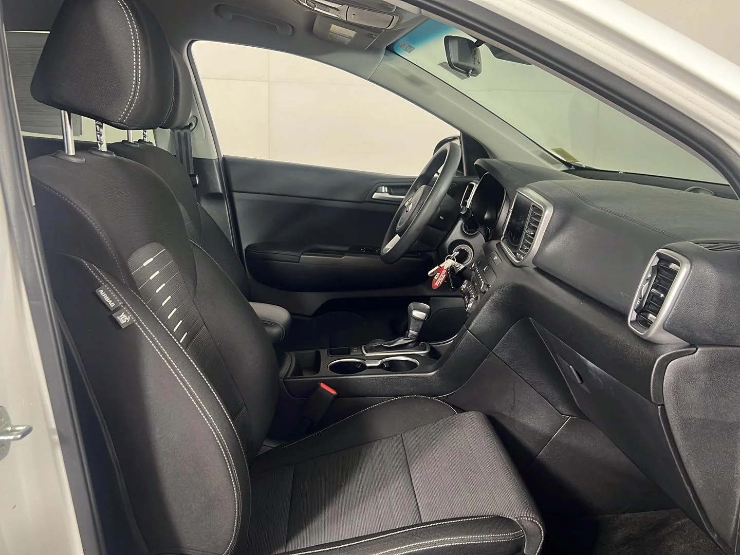 Used 2020 Clear White Kia LX image 26
