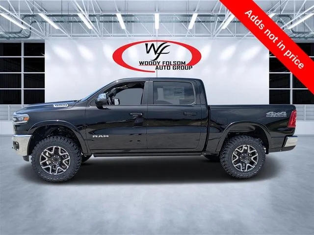 New 2026 Diamond Black Crystal Pearl-Coat Exterior Paint RAM Laramie image 6