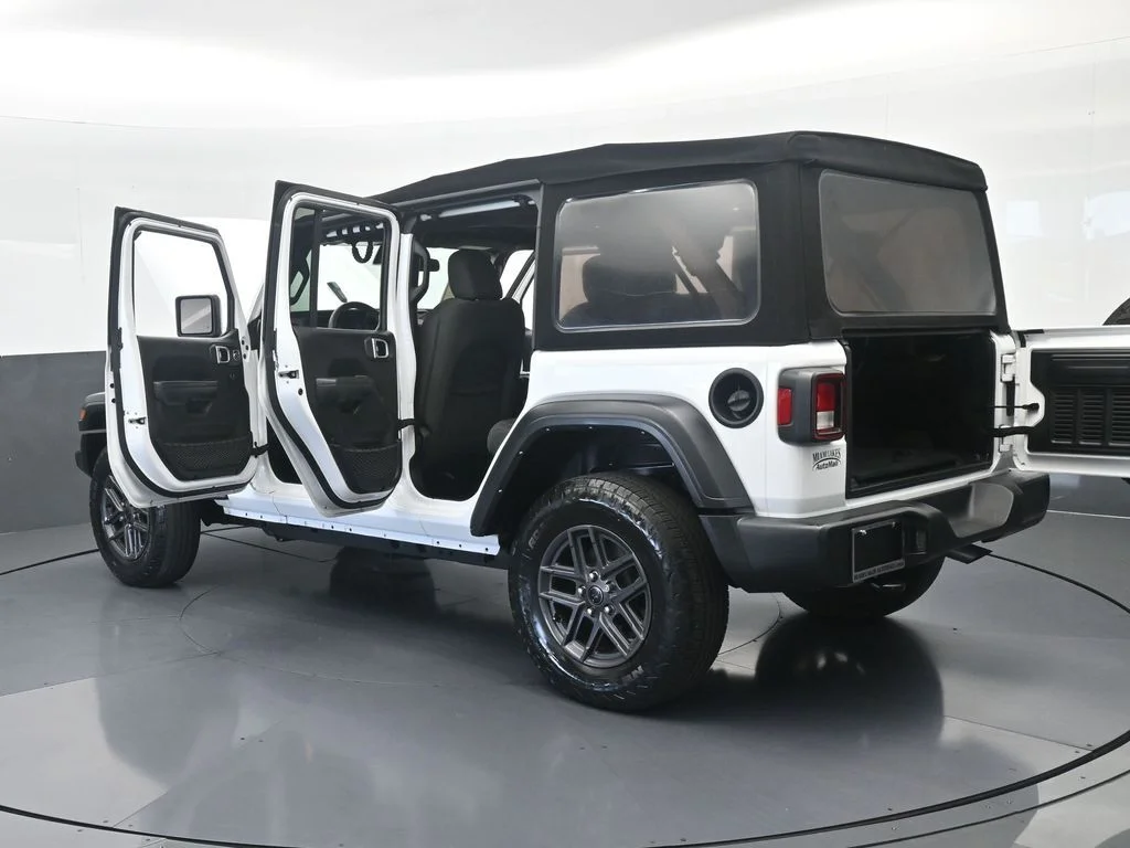 Used 2024 Bright White Clearcoat Jeep Sport S image 70