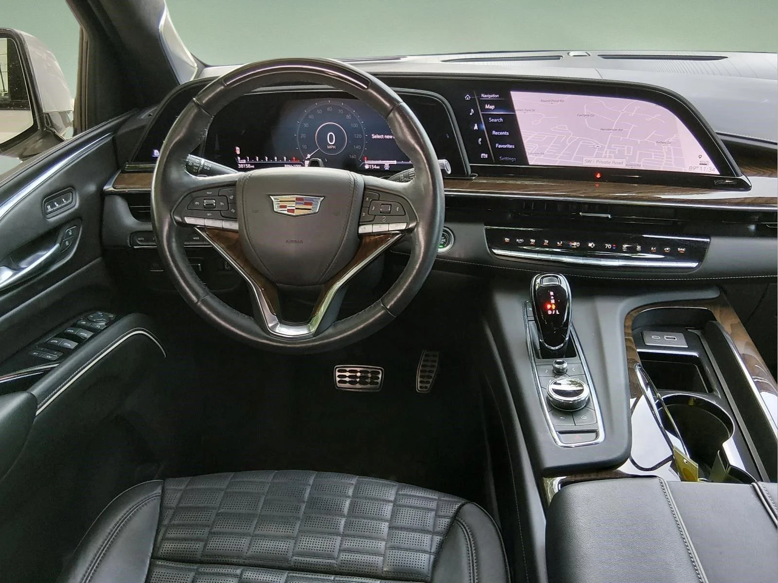 Used 2023 Crystal White Tricoat Cadillac 4WD Sport Platinum image 10