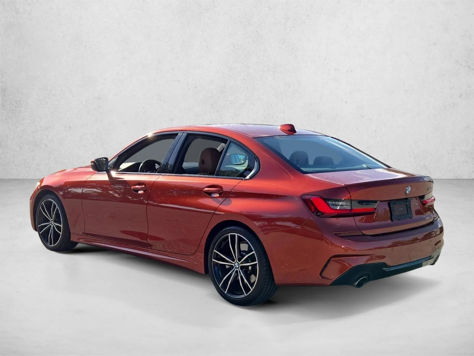 Used 2022 Sunset Orange Metallic BMW 330i image 7