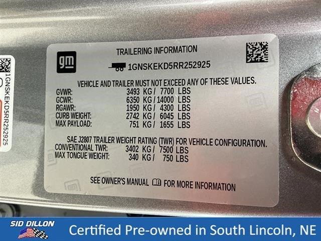 Used 2024 Sterling Gray Metallic Chevrolet RST image 15