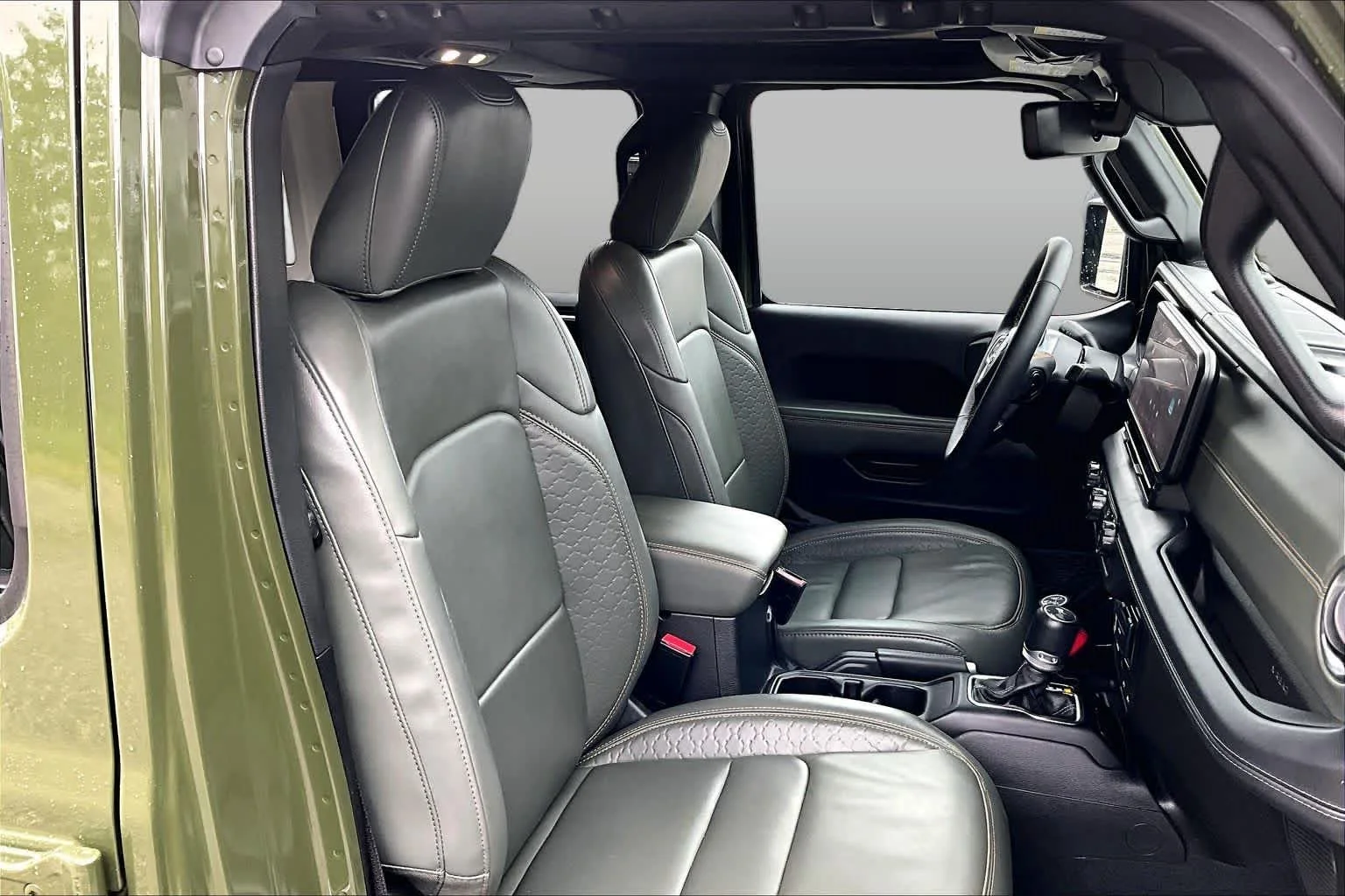 Used 2024 Sarge Green Clearcoat Jeep High Altitude image 8