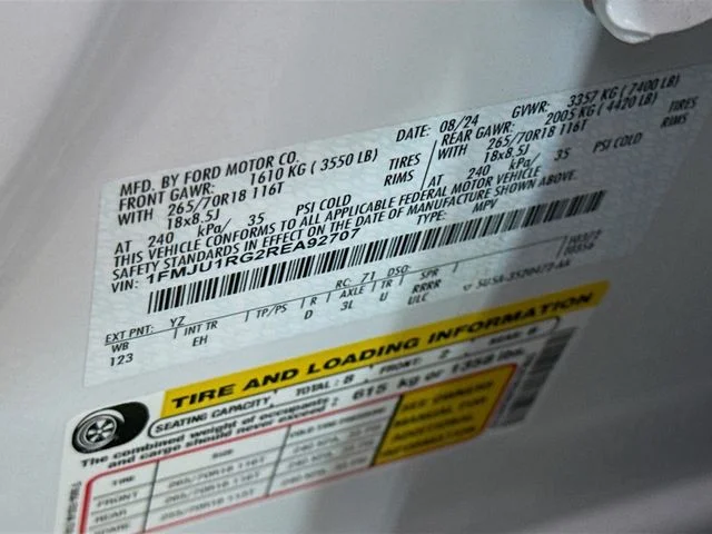 Used 2024 Oxford White Ford Timberline image 34