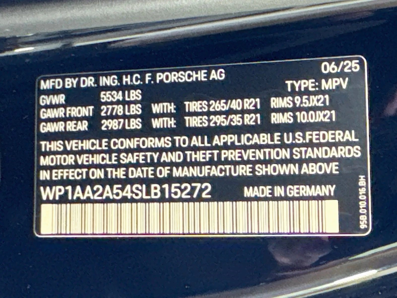 New 2025 Black Porsche  image 26