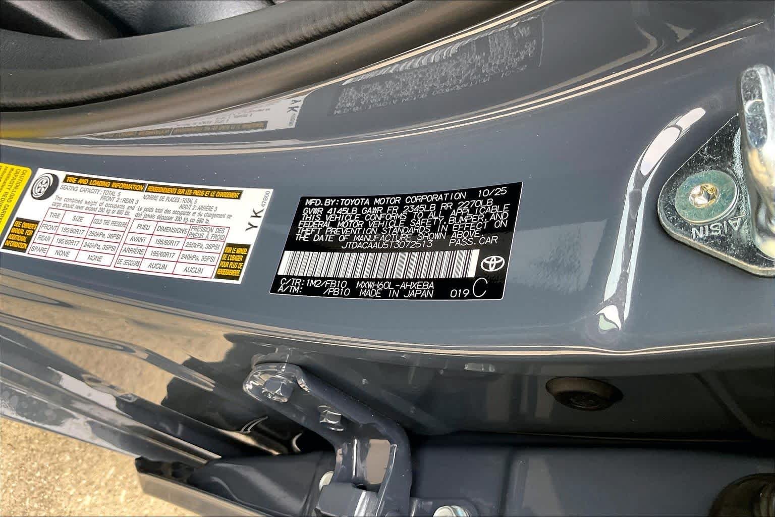New 2026 Guardian Gray Toyota LE image 21