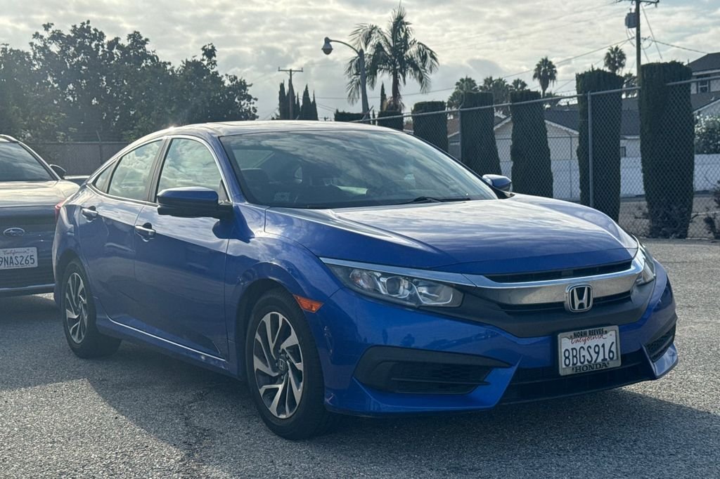 Used 2018 Honda Civic EX with VIN 2HGFC2F7XJH515488 for sale in Fullerton, CA