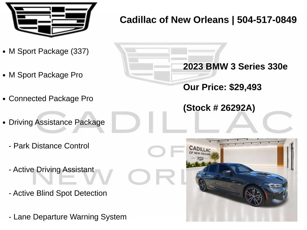 Used 2023 Black BMW 330e iPerformance image 7