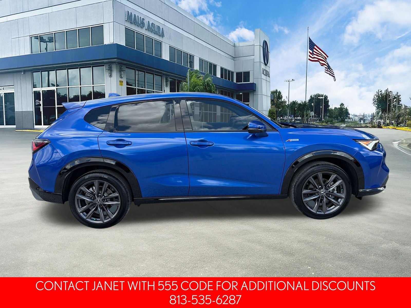 Certified Used 2025 Adriatic Blue Acura A-Spec Package image 3