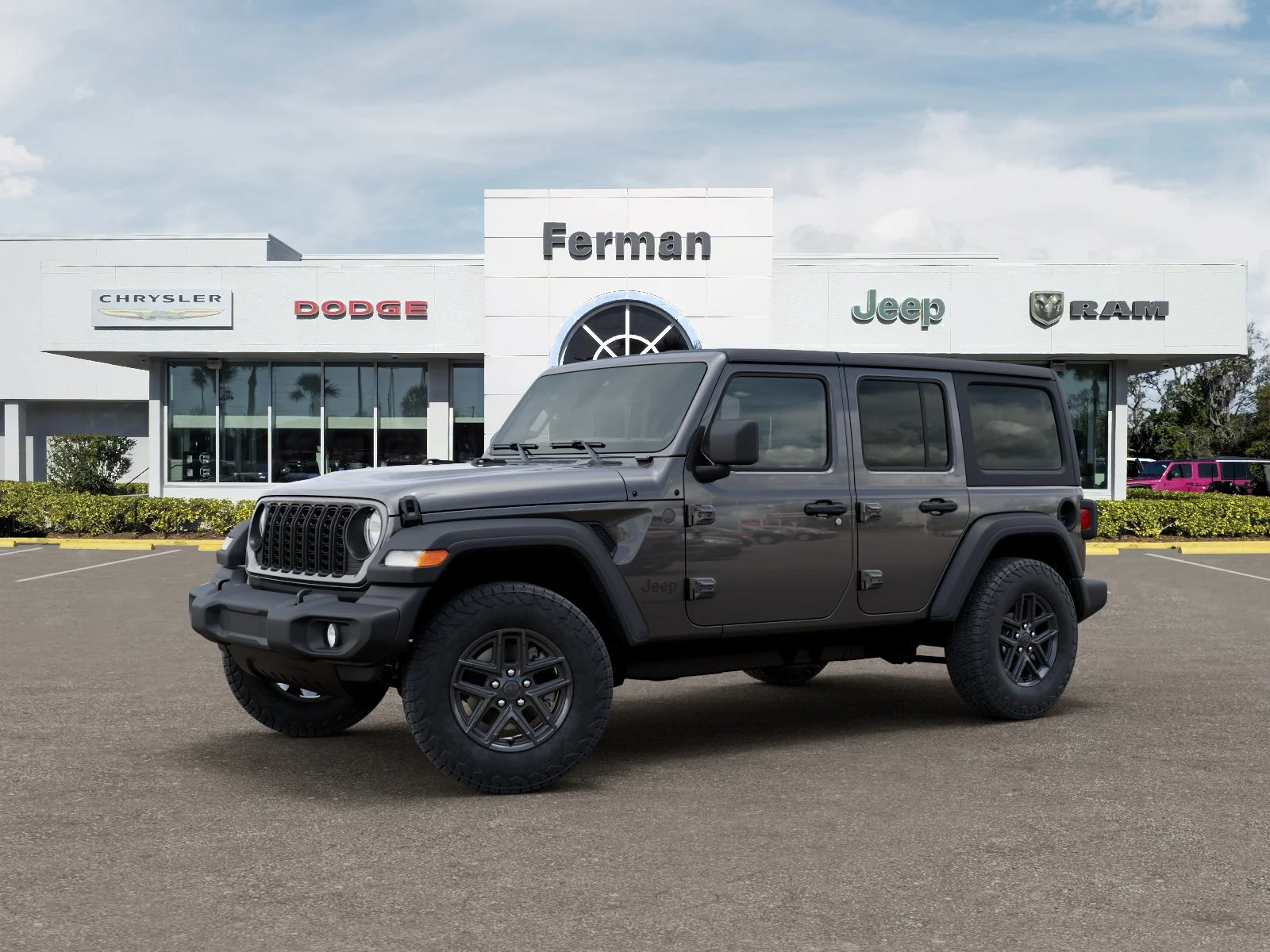 New 2026 Granite Crystal Metallic Clear-Coat Exterior Paint Jeep Sport S image 35