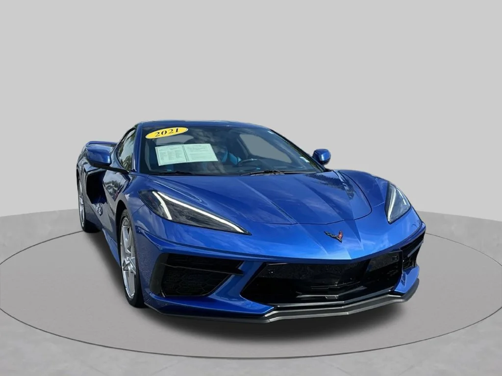 Used 2021 Blue Chevrolet Stingray image 13