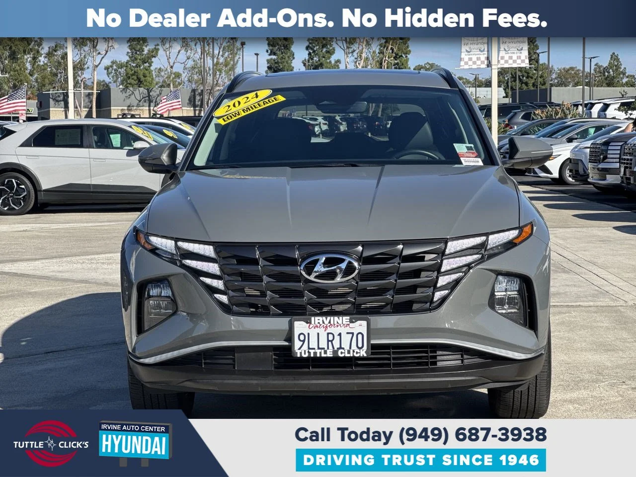 Used 2024 HAMPTON GRAY HYUNDAI SEL image 11